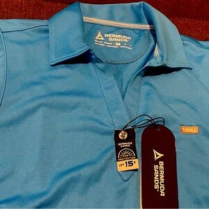 Bermuda Sands Bermuda Blue 242 UV Protection Wick Away Size S